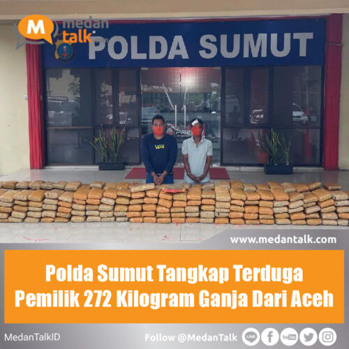 Polda Sumut Tangkap Terduga Pemilik 272 Kilogram Ganja Dari Aceh Tim Khusus