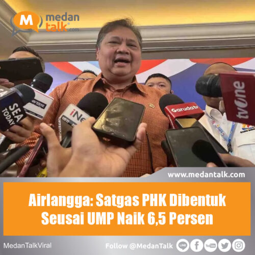 Airlangga: Satgas PHK Dibentuk Seusai UMP Naik 6,5 Persen Menteri Koordinator (Menko)
