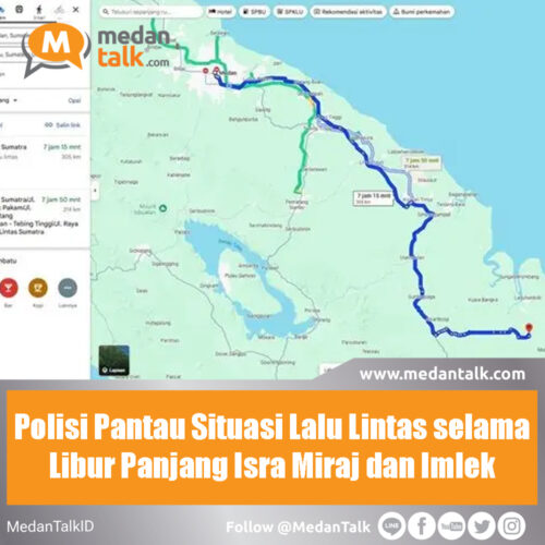 Polisi Pantau Situasi Lalu Lintas selama Libur Panjang Isra Miraj dan Imlek