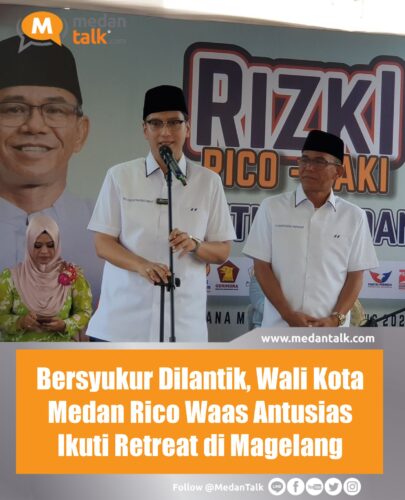 Bersyukur Dilantik, Wali Kota Medan Rico Waas Antusias Ikuti Retreat di Magelang