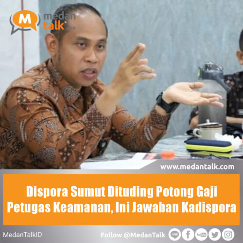Dispora Sumut Dituding Potong Gaji Petugas Keamanan, Ini Jawaban Kadispora Dinas Pemuda