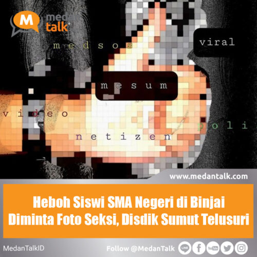 Heboh Siswi SMA Negeri di Binjai Diminta Foto Seksi, Disdik Sumut Telusuri