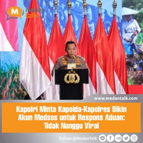 Kapolri Minta Kapolda-Kapolres Bikin Akun Medsos untuk Respons Aduan: Tidak Nunggu Viral