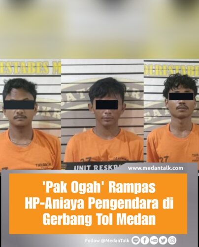 ‘Pak Ogah’ Rampas HP-Aniaya Pengendara di Gerbang Tol Medan Pak ogah atau