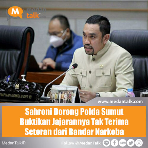 Sahroni Dorong Polda Sumut Buktikan Jajarannya Tak Terima Setoran dari Bandar Narkoba