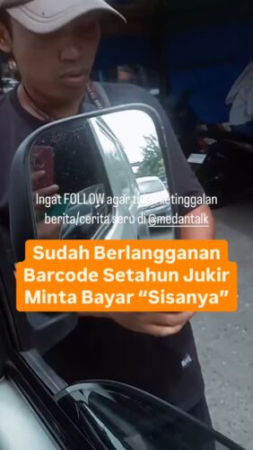 Sudah Berlangganan Barcode Parkir Setahun, oknum jukir ini minta bayarkan “sisanya” Menurut