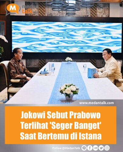 Jokowi Sebut Prabowo Terlihat ‘Seger Banget’ Saat Bertemu di Istana Presiden ke-7