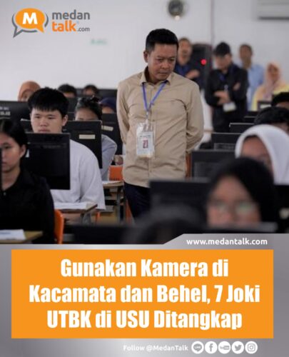 Gunakan Kamera di Kacamata dan Behel, 7 Joki UTBK di USU Ditangkap