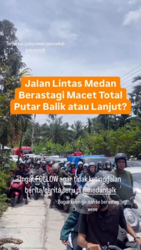 Jalan Lintas Medan Berastagi Macet Total long weekend ini
Sejumlah kendaraan terjebak macet tak bergerak dan terpaksa putar balik
Siapa terjebak macet? Lanjut naik atau putra balik? Tak jadi healing?
Terpantau lalulintas berlapis lapis dan banyak yang lawan arah ambil jalur sebelah membuat tambah macet yang mau turun, cek story repost
Masyarakat dihimbau untuk selalu sabar dan patuhilah peraturan dan etika berlalu lintas demi kenyamanan dan kelancaran lalulintas
Hingga pukul 20.00 WIB 11/05/25 masih terpantau padat macet, cek story repost
◇ Selalu pantau STORY dan FOLLOW @medantalk utk info kejadian/kecelakaan/lalulintas terkini yang blm tentu di post ke feed dan utk bisa ikut komentar. Ingat juga Aktifkan notifikasi agar tidak ketinggalan breaking news/story