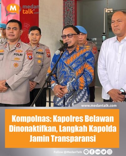 Kompolnas: Kapolres Belawan Dinonaktifkan, Langkah Kapolda Jamin Transparansi Komisioner Kompolnas Chairul Anam