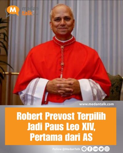 Robert Prevost Terpilih Jadi Paus Leo XIV, Pertama dari AS Kardinal Robert