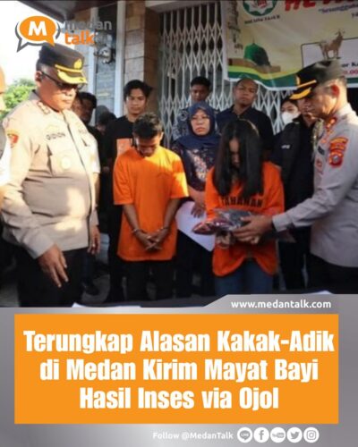 Terungkap Alasan Kakak-Adik di Medan Kirim Mayat Bayi Hasil Inses via Ojol