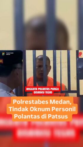 Kapolrestabes Medan tindak personil polantas yang viral di Medan
