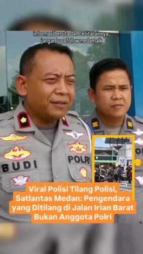 Video Lengkap Cek di @MedanKU
Viral Polisi Tilabg Polisi, Satlantas Medan: Pengendara yang Ditilang di Jalan Irian Barat Bukan Anggota Polri
Menanggapi viralnya video di media sosial yang memperlihatkan aksi polisi menilang pengendara yang disebut-sebut sebagai anggota polisi, Wakasat Lantas Polrestabes Medan, Kompol Budiono Saputro menegaskan pihaknya tidak pandang bulu dalam menegakkan hukum lalu lintas.
Namun, Budiono meluruskan pengendara yang ditilang dalam video tersebut bukanlah anggota Polri, melainkan keluarga dari anggota polisi bernama Aldi.
"Yang ditilang itu bukan anggota Polri, tapi keluarga dari anggota Polri," ujar Budiono saat dikonfirmasi di Satlantas Polrestabes Medan, Jumat (18/7/2025).
Ia menjelaskan, peristiwa itu terjadi saat personel Satlantas sedang melakukan patroli di kawasan Jalan Irian Barat, Medan Timur. Petugas mendapati pengendara sepeda motor berpelat BK 2333 FY melawan arus dan tidak memakai helm.
Saat diperiksa, pengendara juga diketahui tidak memiliki Surat Izin Mengemudi (SIM). “Jenis pelanggaran seperti ini merupakan prioritas penindakan kami, terlebih saat ini sedang berlangsung Operasi Patuh Toba 2025,” katanya.
Budiono menegaskan, dalam penegakan hukum lalu lintas, pihaknya tidak akan membedakan status pelanggar, termasuk jika pelanggaran dilakukan oleh anggota Polri atau keluarganya.
“Satlantas Polrestabes Medan tidak tebang pilih. Siapa pun yang melanggar aturan, baik masyarakat umum, keluarga Polri, bahkan anggota Polri sendiri, akan tetap ditindak,” ujarnya.
Terkait insiden tersebut, sempat terjadi perdebatan antara petugas Satlantas dengan seorang anggota Polsek Medan Timur, Aipda DS, yang diketahui merupakan keluarga dari pengendara yang ditilang.
Namun Budiono menyebut situasi dapat diredam, dan penilangan tetap dijalankan sesuai prosedur. “Ada sedikit perdebatan biasa, tapi akhirnya bisa diterima. Penilangan tetap berjalan sebagaimana mestinya,” ucap Budiono.
Video Lengkap cek di @MedanKU
