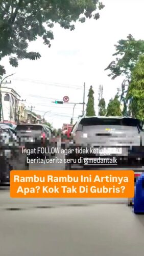 Rambu Rambu ini Artinya Tak Boleh Belok Kanan tapi anehnya tak berlaku dan tak di gubris di Medan
Menurut pengirim video kejadian terlihat sejumlah kendaraan belok kanan walaupun terlihat dua rambu rambu dilarang belok kanan yang terpasang di lampu merah Simpang jalan letda sujono Medan sekitar pukul 09.30 WIB 10/08/25
Apakah anda pernah melintas jalan ini, ada info kenapa rambu ini tidak di indahkan pengendara? Apakah masih baru di pasang atau sudah lama? Ada alasan lainnya mereka tetap belok kanan?
◇ Selalu pantau STORY dan FOLLOW @medantalk utk info kejadian/kecelakaan/lalulintas terkini yang blm tentu di post ke feed dan utk bisa ikut komentar. Ingat juga Aktifkan notifikasi agar tidak ketinggalan breaking news/story
