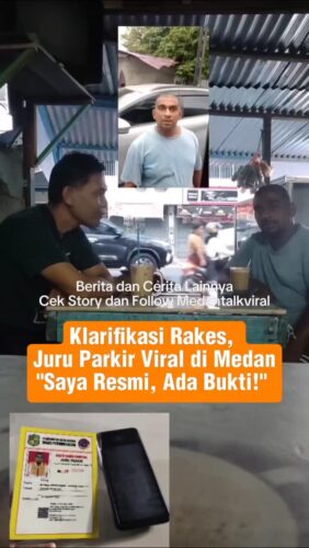 Klarifikasi Rakes, juru parkir viral di Medan, mengatakan "Saya jukir resmi, ada bukti!"
.
Cek video kejadian awalnya di @medantalkviral @medantalkid
.
Utk Berita & video Viral follow @medantalkviral
Sumber @ridho.obie104