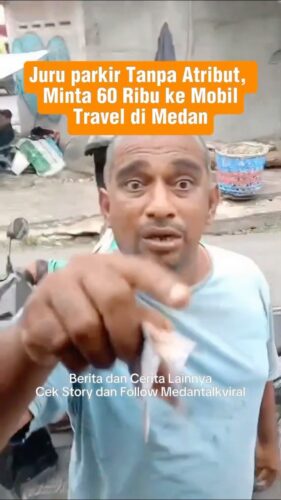 Seorang juru parkir liar di Medan minta uang 60 ribu kepada pengendara di jalan Kruing Bolu Meranti Medan.
Supir bawa mobil travel dimintai parkir sebesar 60 ribu oleh tukang parkir yang tanpa atribut ini.
Utk Berita & video Viral follow @medantalkviral
♡ Silakan share (cerita/info lalulintas) ke story mention @medantalk dan juga @medantalkviral @medanku @medantalkid utk admin seleksi dan repost. Ingat tulis lokasi & kapan kejadian, keterangan kejadian dgn jelas dan lengkap di story agar mudah di mengerti saat repost. Pastikan juga akun anda tidak dikunci agar kami bisa lihat dan repost. Terima kasih
◇ Selalu pantau STORY dan FOLLOW @medantalk utk info kejadian/kecelakaan/lalulintas terkini yang blm tentu di post ke feed. Ingat juga Aktifkan notifikasi agar tidak ketinggalan breaking news/story
Kalian dukung siapa?