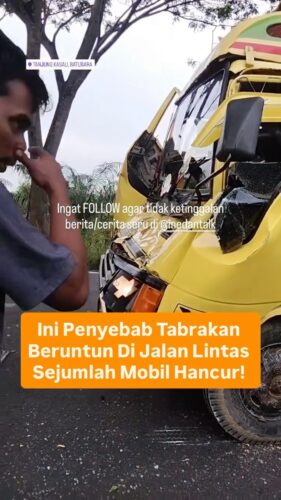 Tabrakan Beruntung di Jalan Lintas, sejumlah mobil hancur dan terjepit
Menurut perekam video kejadian: “ kejadian lakalantas tabrakan beruntun di jalan lintas pekebunan tanjung kasau kabupaten batu bara (Simpang mayat) SUMUT. Saya sedang dalam perjalanan dari tebing menuju Indrapura dan awalnya dikira cuman macet karena mobil rusak supir saya turun mobil dan keluar melihat apa yang terjadi dan kenapa bisa macet, lalu saya ikut turun dan melihat truk dan mobil sudah terjepit .. lalulintas padat macet total
Berita kabar beredar yang saya dengar penyebab kecelakaan karena saling memotong motong jalan . .
Kejadian saat di rekam pada tgl 9-10-2025 dijam 07.20 WIB”
Masyarakat dihimbau untuk selalu berhati-hati dijalan Utamakan keselamatan daripada kecepatan dijalan demi menghindari kecelakaan
♡ Silakan share (cerita/info lalulintas) ke story mention @medantalk dan juga @medantalkviral @medanku @medantalkid utk admin seleksi dan repost. Ingat tulis lokasi & kapan kejadian, keterangan kejadian dgn jelas dan lengkap di story agar mudah di mengerti saat repost. Pastikan juga akun anda tidak dikunci agar kami bisa lihat dan repost. Terima kasih
◇ Selalu pantau STORY dan FOLLOW @medantalk utk info kejadian/kecelakaan/lalulintas terkini yang blm tentu di post ke feed. Ingat juga Aktifkan notifikasi agar tidak ketinggalan breaking news/story